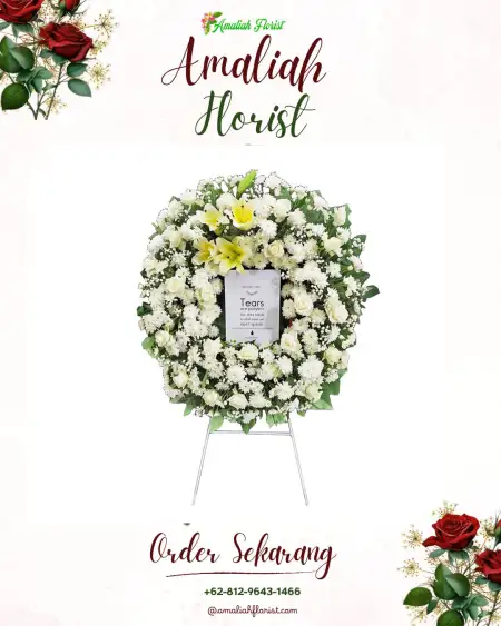 Krans Bunga Duka Cikokol